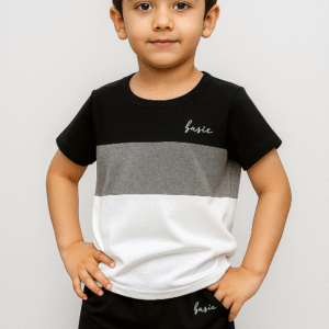 Black Penal Short Set